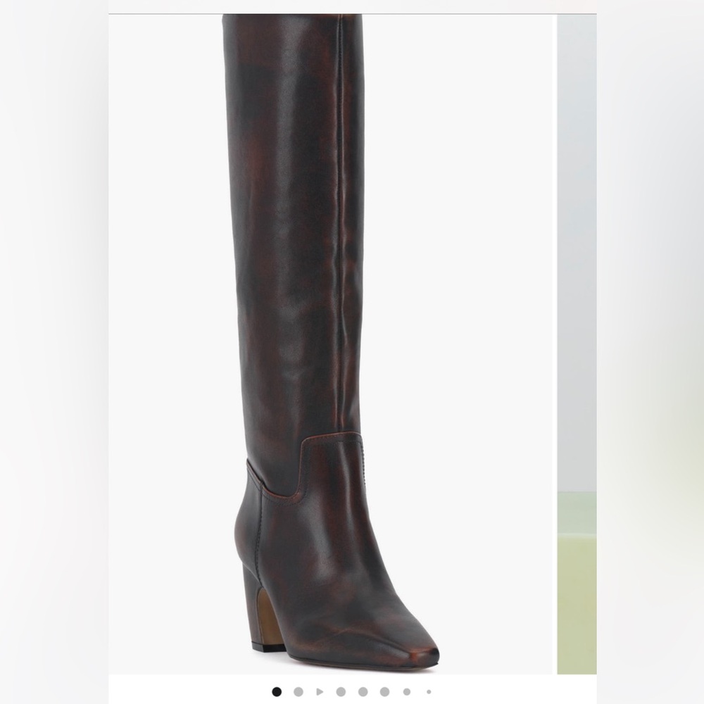 Vince Camuto Rich Brown Knee-High Boots